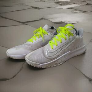 Nike Precision 7 Sneakers Athletic Shoes White Gray Mens Sz 10 FN4322-100 EU 44